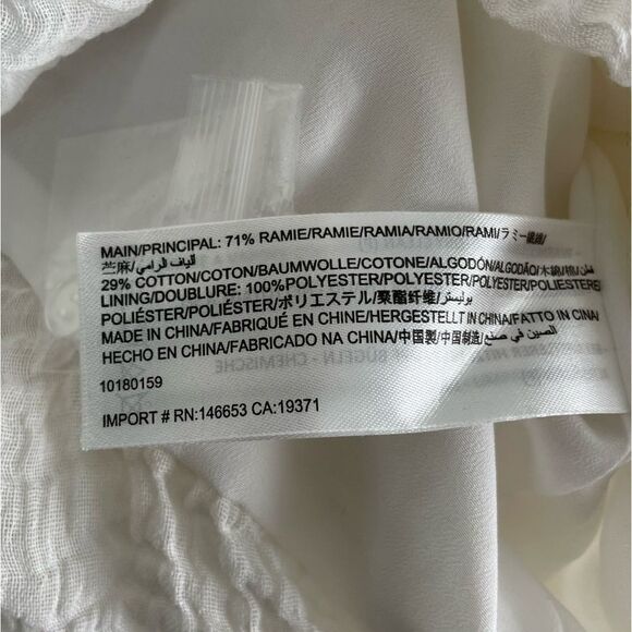 NWT C/MEO COLLECTIVE Temptation Strapless White Dress Size S - Picture 8 of 8